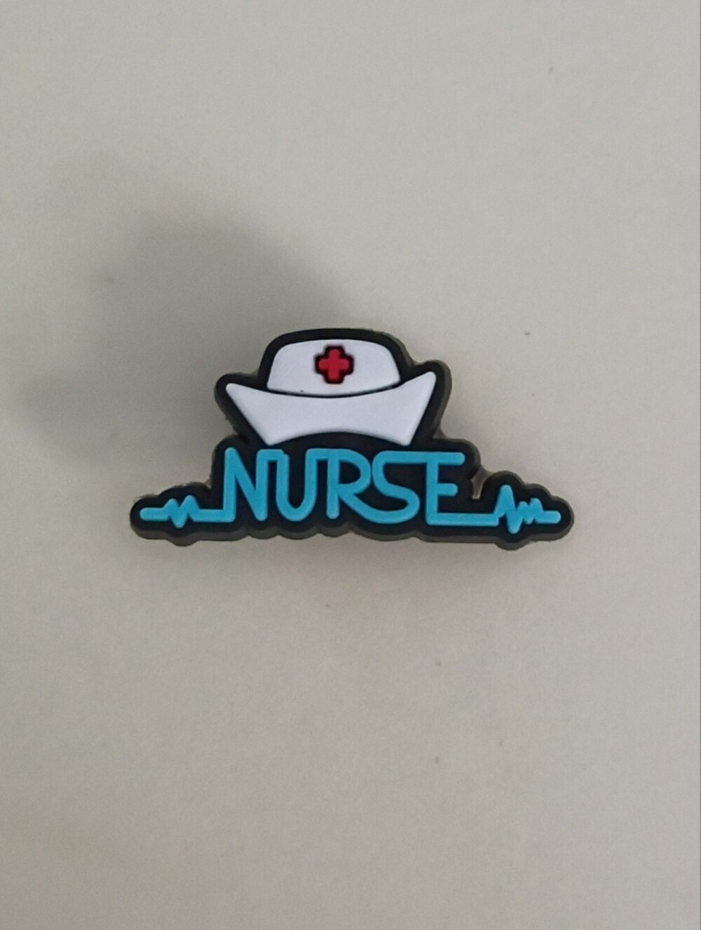 10 for $10 Jibbitz Croc Charm - Medical Nurse White Hat Heartbeat Doctor Health